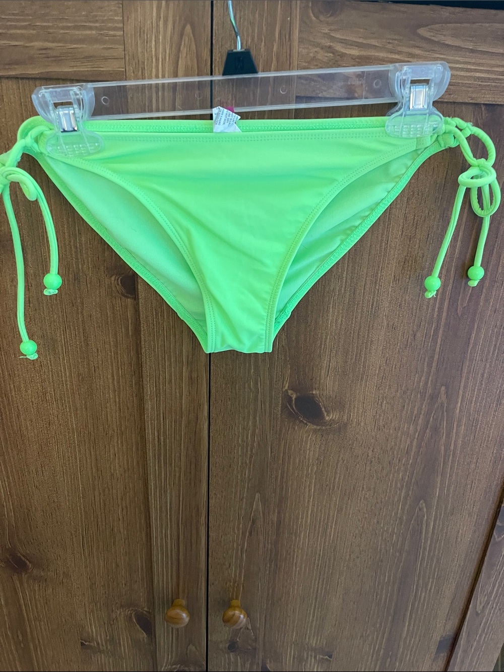 OP Neon Green Women's Side-Tie Bikini Bottoms